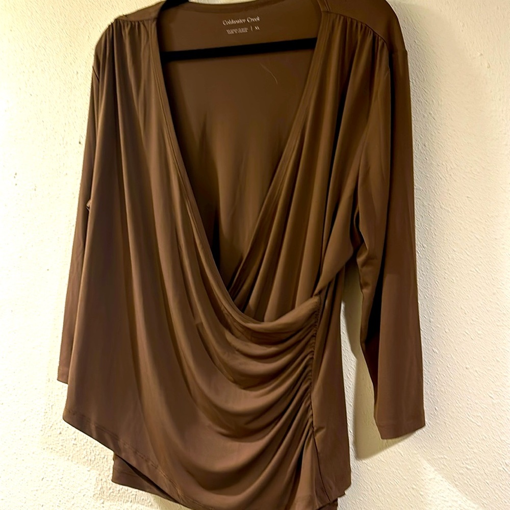 Coldwater Creek faux wrap top women’s size xl